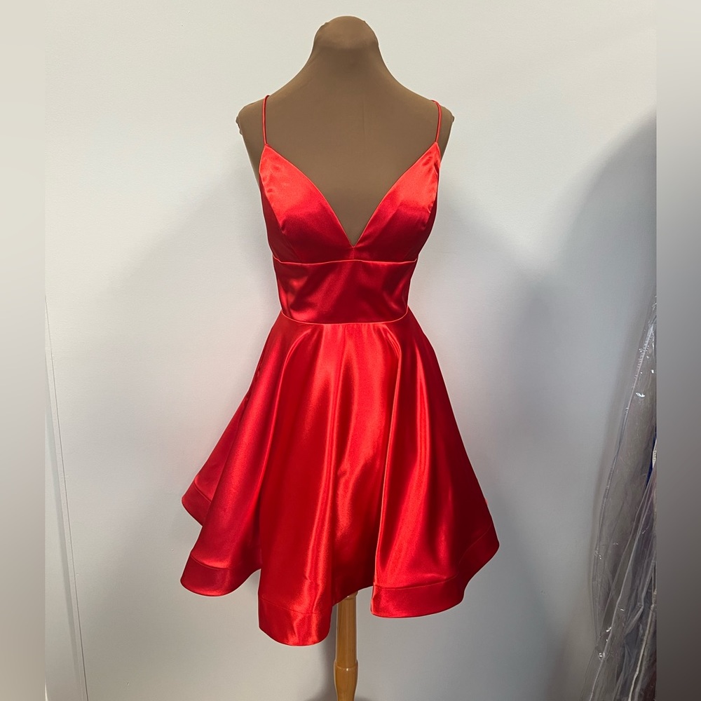 Short Red Formal Dress